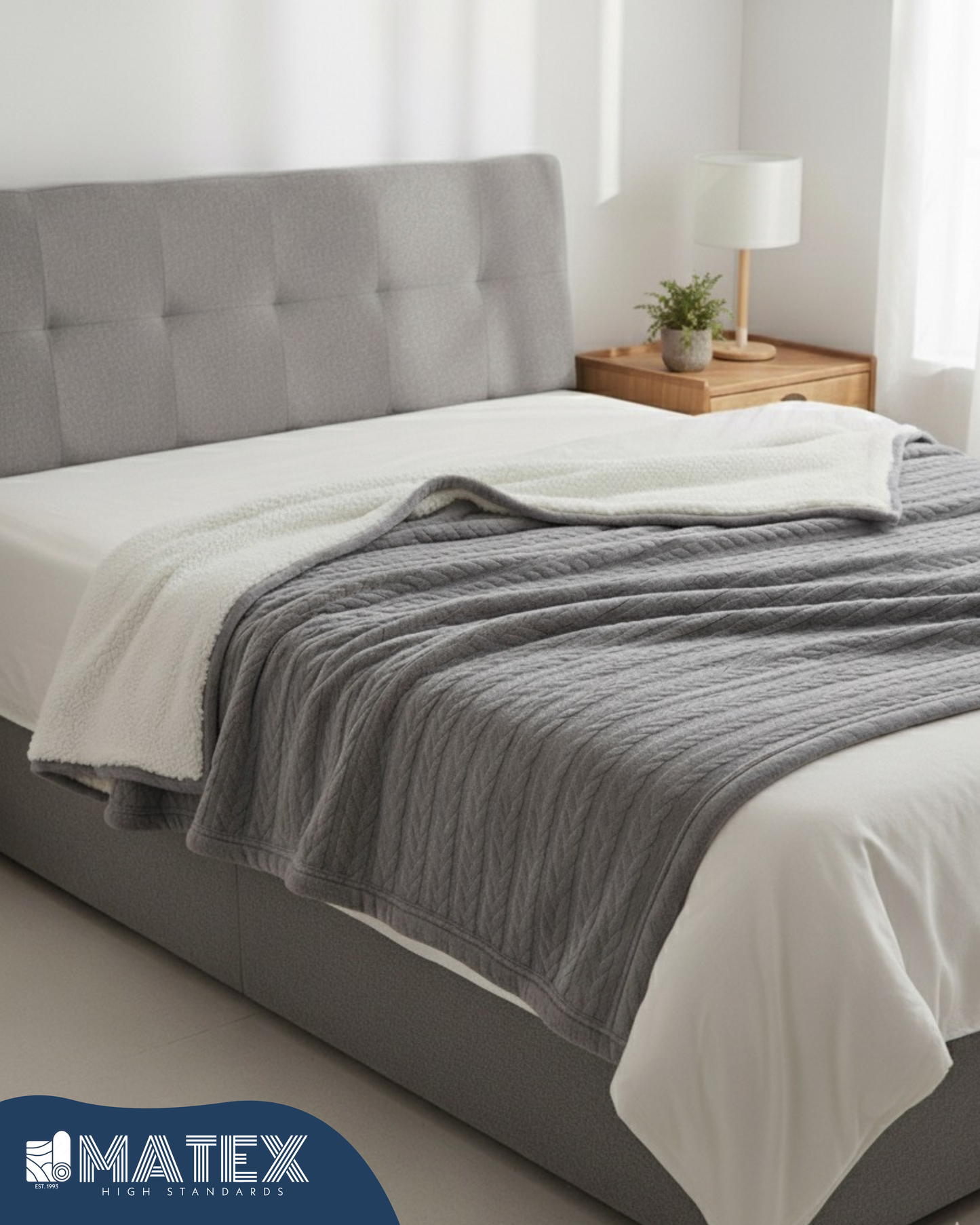 MATEX® Bed Sherpa Soft Fleece BLANKET
