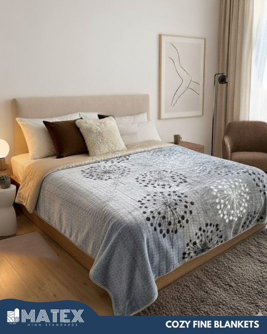 Blanket GreyFlower Luxe Blanket