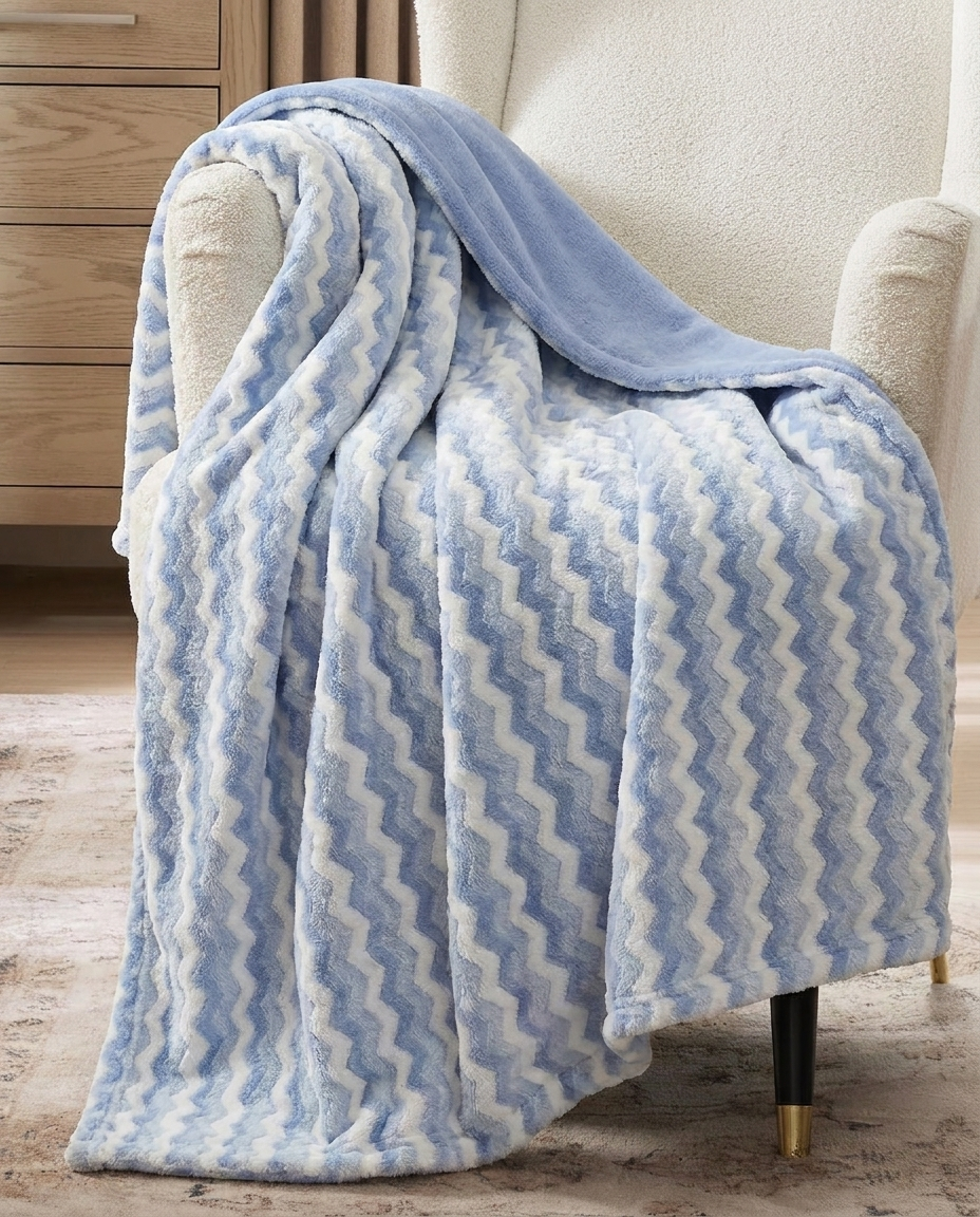 Powder Blue CozyWave™ Blanket