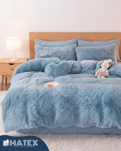 Single Cloud Blue FluffyLuxe Comforter (2pcs)