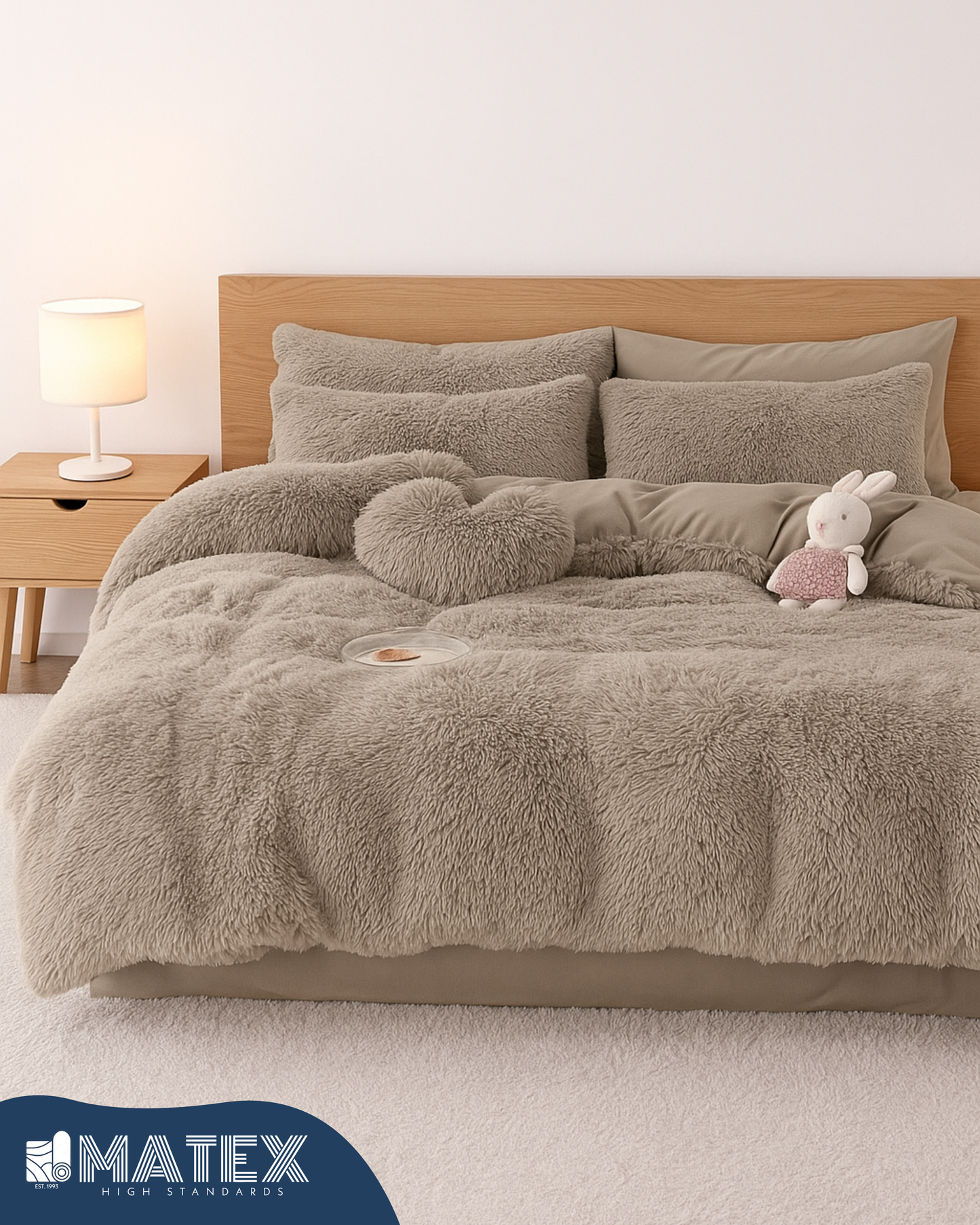 Single Cloud NardoGray FluffyLuxe Comforter (2pcs)