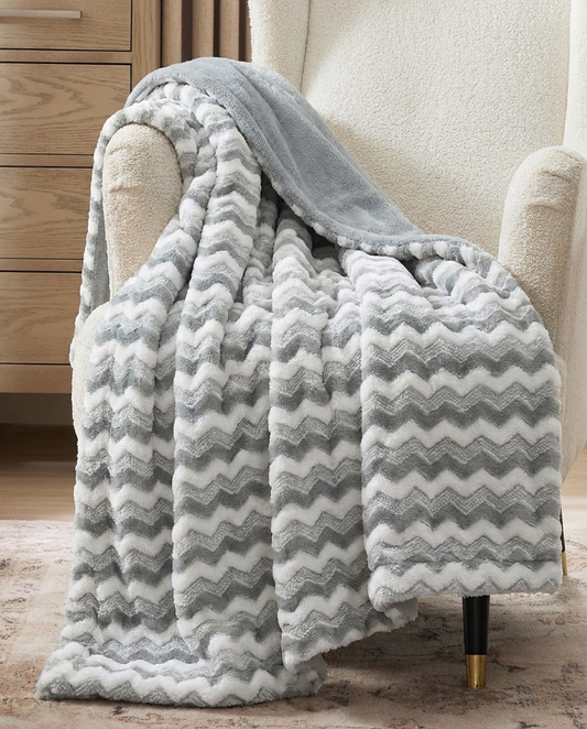 Silver Meadow CozyWave™ Blanket