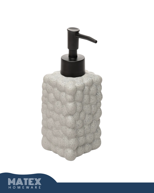 Round Bubble Soap Dispenser – Grey Sand