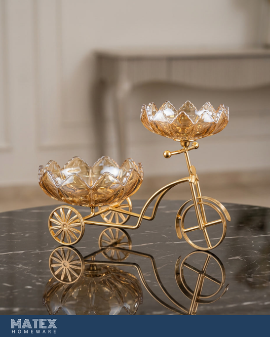 Golden Carriage Serving Stand