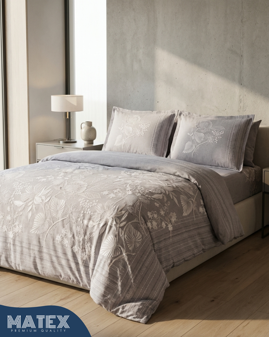 Double Size Ranforce Clasy Nera 100% Cotton Bed Set