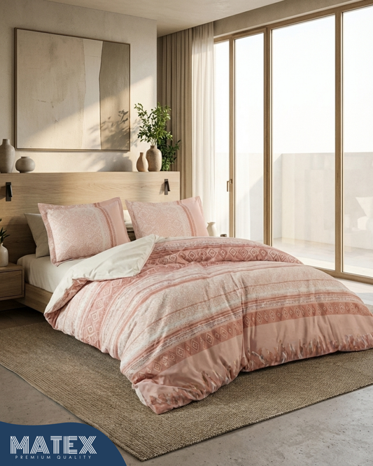 Double Size Ranforce Vintage Nera 100% Cotton Bed Set