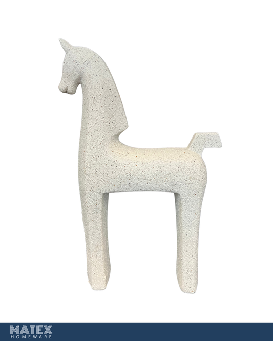 Ceramic Stone Horse Decor