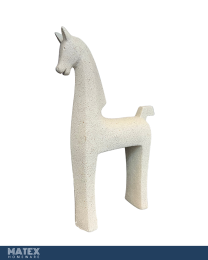 Ceramic Stone Horse Decor