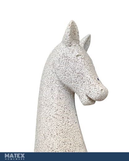 Ceramic Stone Horse Decor
