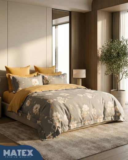 FloralGarden Bed Set 100% Cotton 220TC