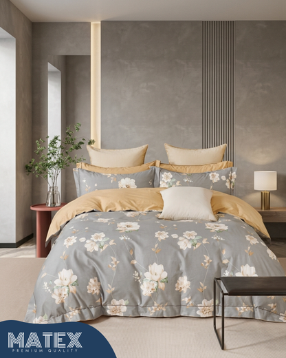 FloralGarden Bed Set 100% Cotton 220TC