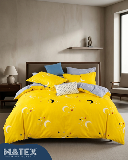 طقم سرير YellowMoon مفرد 130 GSM (3 قطع)