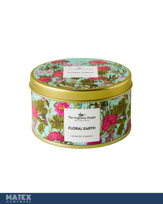 Floral Earth Scented Candle (small)