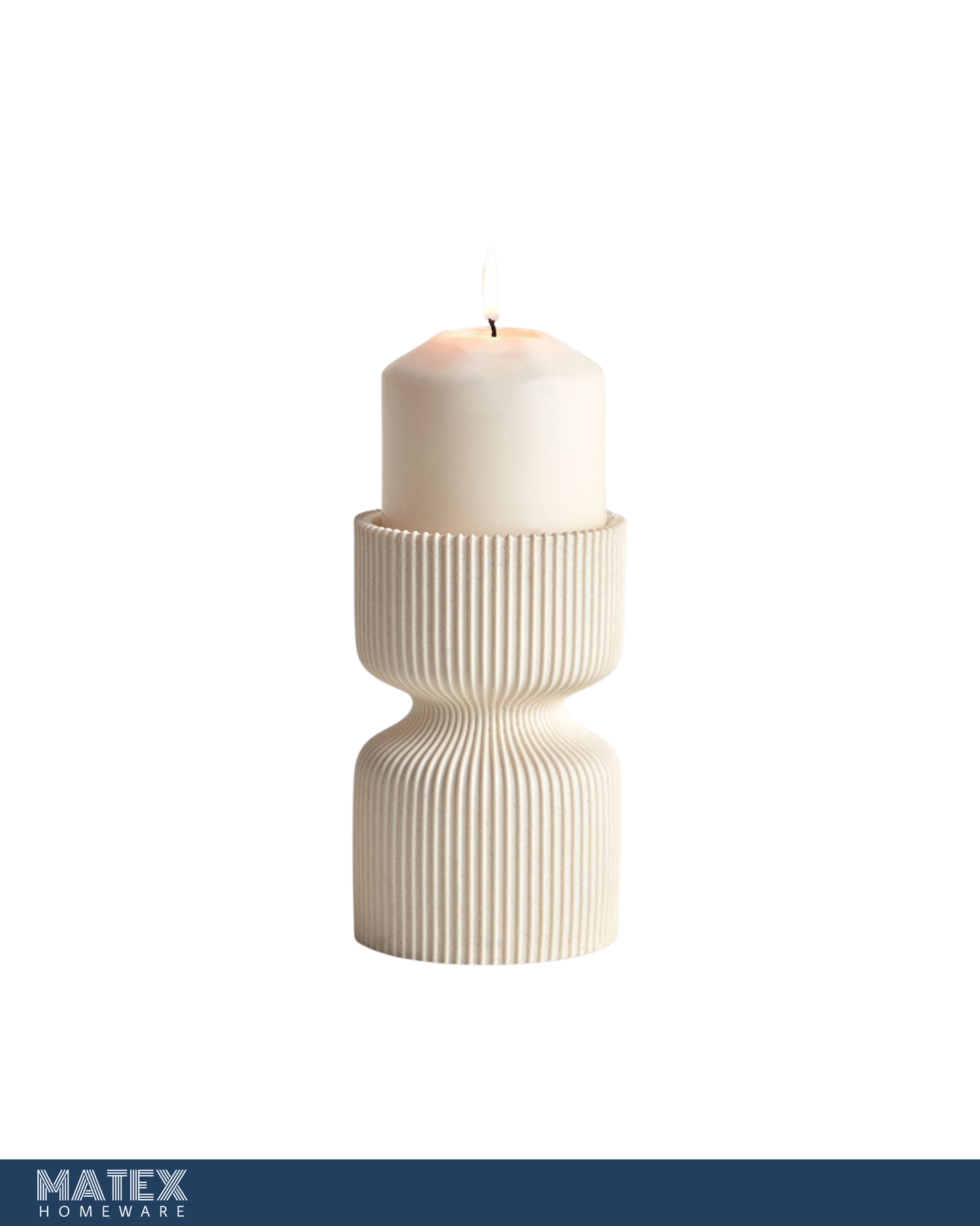 Resin Elephant Pillar Candleholder