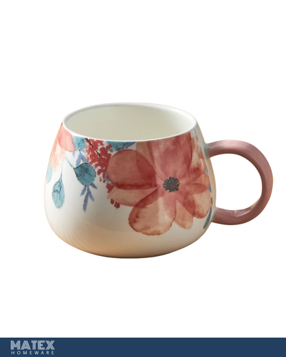Floral Ceramic mug 370ml