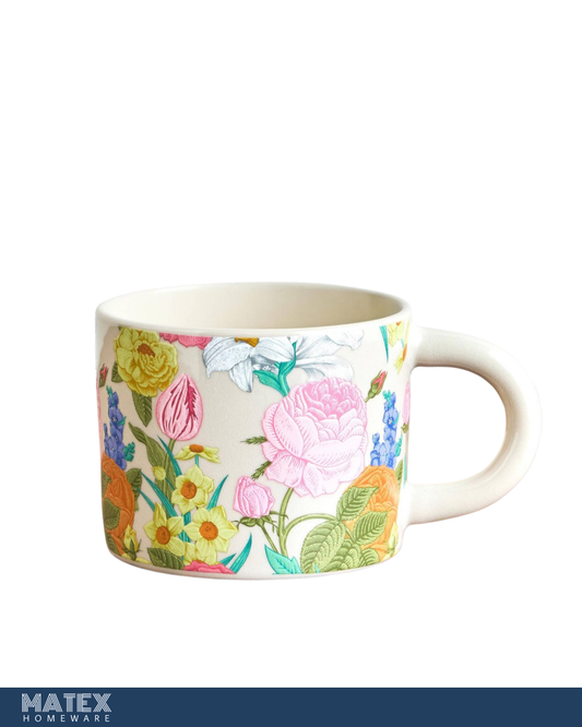 Floral Ceramic mug 400ml