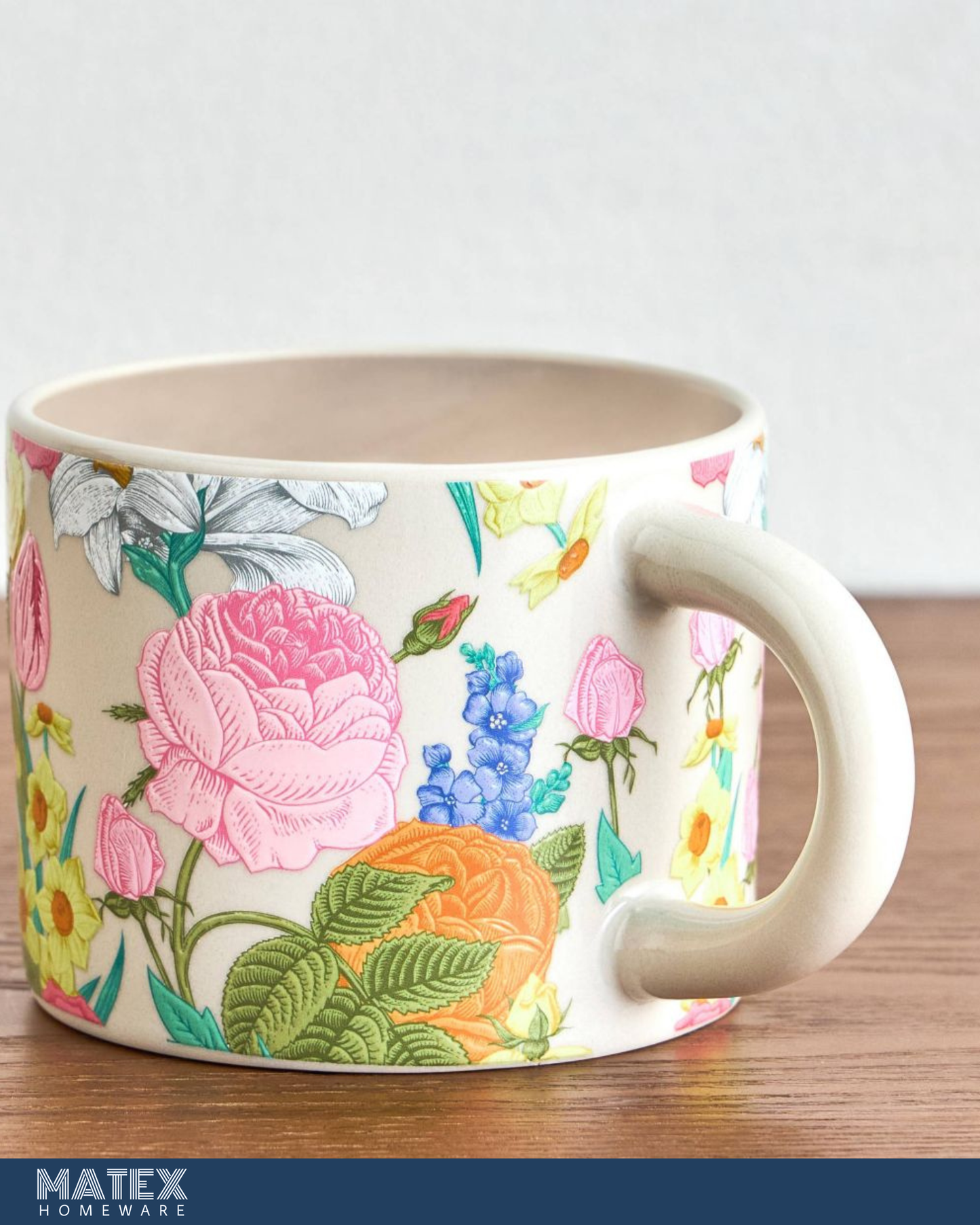 Floral Ceramic mug 400ml