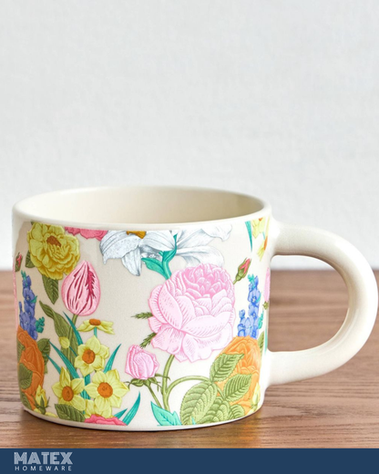 Floral Ceramic mug 400ml