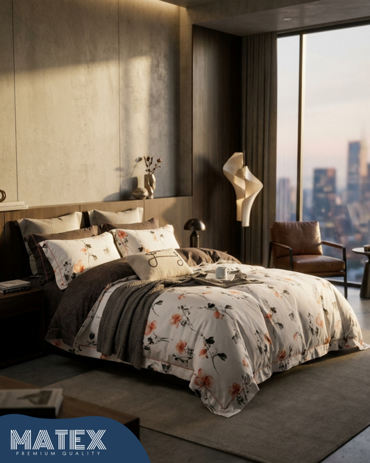 DramaticFlower Bed Set 100% Cotton 220TC