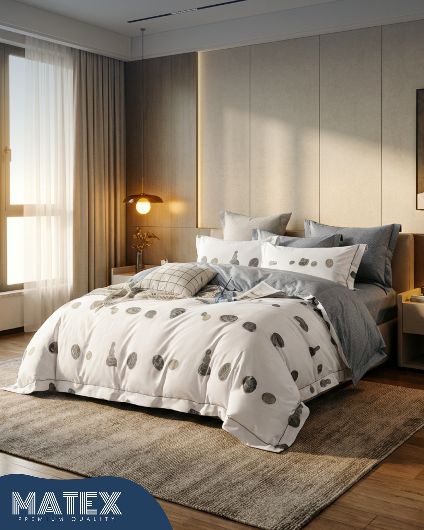 Stonehenge England Bed Set 100% Cotton 220TC