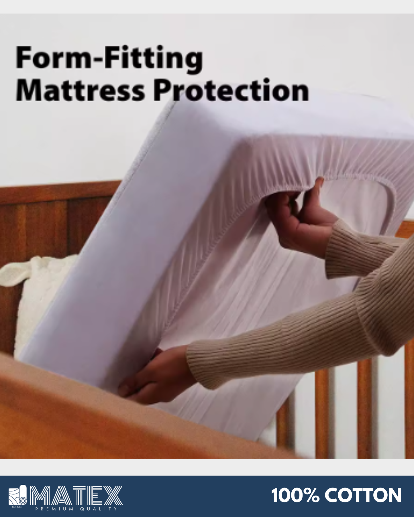 Baby Crib Mattress Protector (Waterproof Bed Sheet)