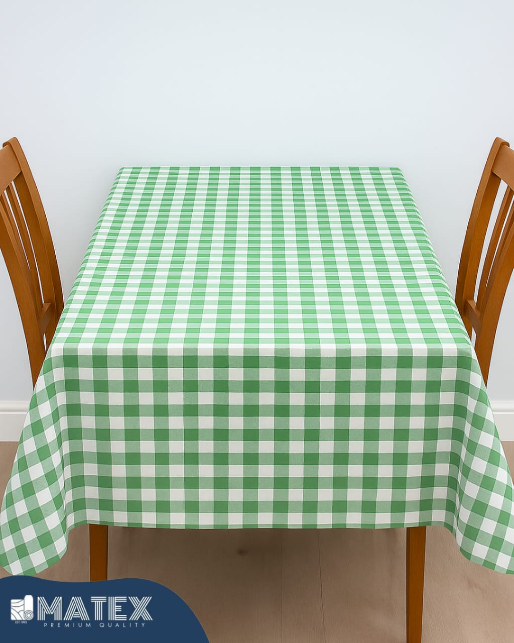Vinyl Checkered Tablecloth for Rectangle Table