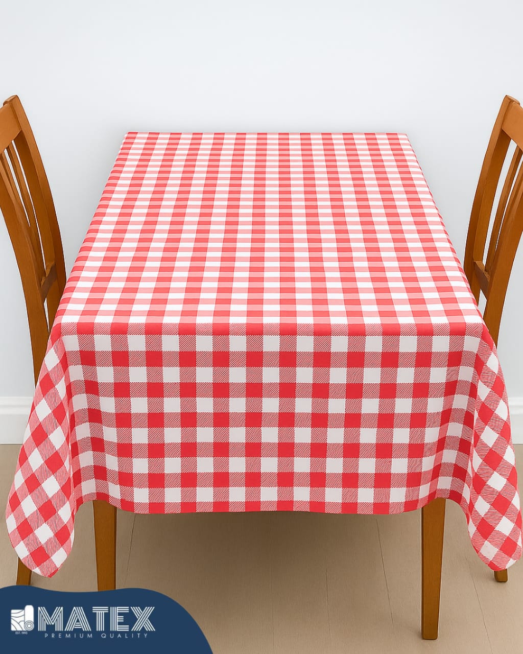 Vinyl Checkered Tablecloth for Rectangle Table