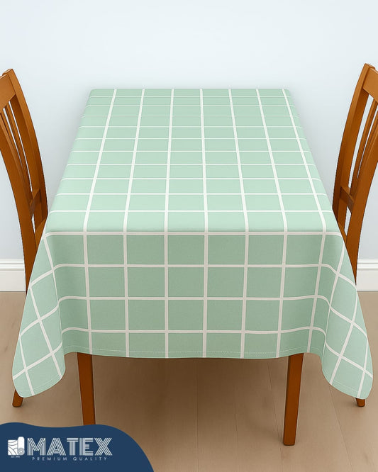 Vinyl Checkered Tablecloth for Rectangle Table