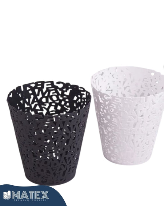 Trash Can household kitchen plastic creative letters