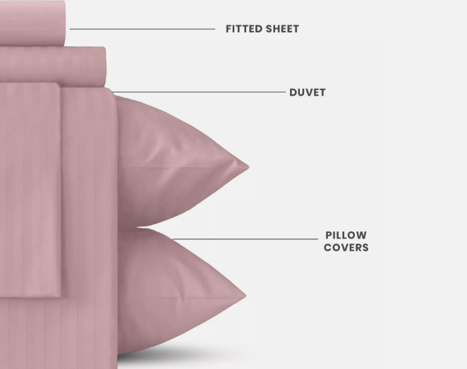 Dusty Rose Bed Set