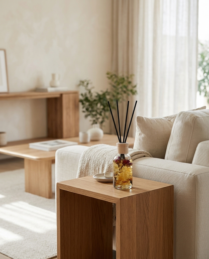 Botanical Reed Diffuser Collection in a living room