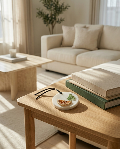 Botanical Aroma Stone Collection in a living room